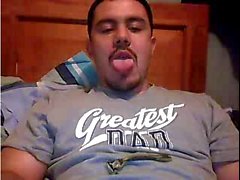 Straight guys feet on webcam #392