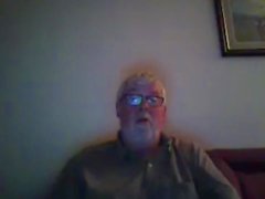 grandpa cum on webcam