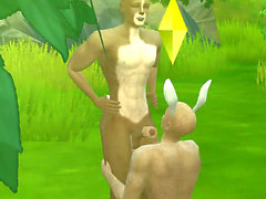 Sims 4:the story of the tasty hairy bunnies for zombies Part 1