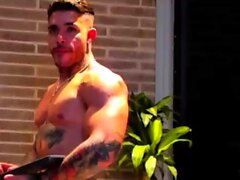 Hot Hunk Owns Latin Gay Ass to Fuck Hard