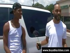 Blacks Thugs Breaking Down Sissy White Boys Hard 14